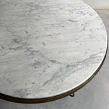 Hollywood Regency Scrolled Steel And Marble Dining Table
