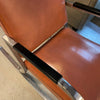 Art Deco Chrome Leather Rocking Chair By Gilbert Rohde