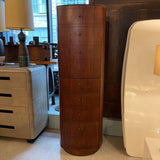 Rotating Mahogany Gentleman's Chest By Drexel Heritage