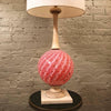 Pink Murano Lamp