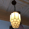 Art Deco Milk Glass Pendant