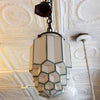 Art Deco Milk Glass Pendant