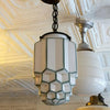 Art Deco Milk Glass Pendant