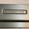 Industrial Mid Century Brushed Steel Barrister Cases By Steelcase