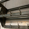 Industrial Brushed Steel Gymnasium Wall Mount Shelf Unit Coat Rack