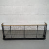 Brass And Wrought Iron Fender Fireplace Screen