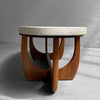Midcentury Terrazzo Walnut Oblong Coffee Table By Harvey Probber