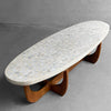 Midcentury Terrazzo Walnut Oblong Coffee Table By Harvey Probber