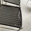 Chrome "Superleggera" Dining Chairs In the Style of Giò Ponti