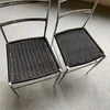 Chrome "Superleggera" Dining Chairs In the Style of Giò Ponti
