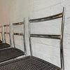Chrome "Superleggera" Dining Chairs In the Style of Giò Ponti