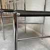 Chrome "Superleggera" Dining Chairs In the Style of Giò Ponti