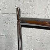 Chrome "Superleggera" Dining Chairs In the Style of Giò Ponti