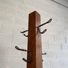 Midcentury Maple Standing Coat Rack