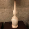 Hollywood Regency Italian Murano Glass And Marble Table Lamps