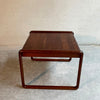 Mid Century Modern Walnut Side Table By Gunlocke