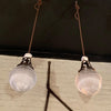 Pair of Early 20th Century Prismatic Holophane Acorn Pendant Lights