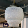 Art Deco Layered Opaline Glass Pendant Light