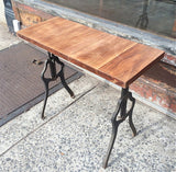 Custom Industrial Side Table