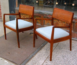 Jens Risom For Knoll Armchairs