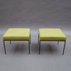 Chartreuse Paul McCobb Ottomans