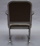 Brushed Steel Armchair Rocker Sheraton Series By Simmons