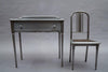 Industrial Brushed Steel Simmons Sheraton Series Vanity Desk Chair