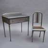 Industrial Brushed Steel Simmons Sheraton Series Vanity Desk Chair