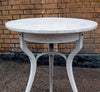 White Marble Café Table