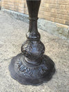 Marble Table With Ornate Cast Iron Base