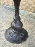 Marble Table With Ornate Cast Iron Base