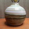 Teal Swirl Martz Lamp