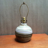 Teal Swirl Martz Lamp