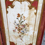Hand-Painted Double Sided Screen Divider
