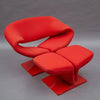 Ribbon Chair And Ottoman By Pierre Paulin For Artifort