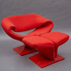 Ribbon Chair And Ottoman By Pierre Paulin For Artifort