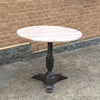 Pink Marble Bistro Table
