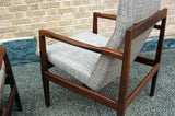 Jens Risom His And Hers Lounge Chairs