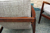 Jens Risom His And Hers Lounge Chairs