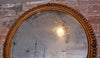 Round Gilded Mirror