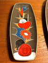 West German Art Pottery Plates By Ruscha