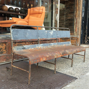 Rustic Navy Ship Bench