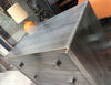 Simmons Brushed Steel Highboy Dresser