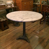 Marble Art Deco Pedestal Table