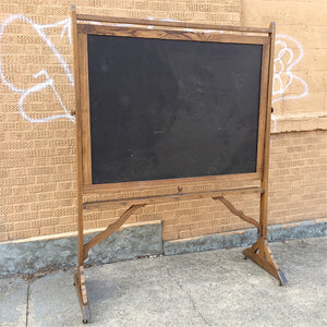 1930's Standing Chalkboard