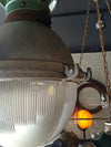 Antique Industrial Holophane Street Light Pendant