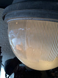 Antique Industrial Holophane Street Light Pendant