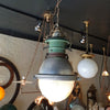Antique Industrial Holophane Street Light Pendant