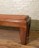 Tufted Oak Bench