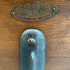 Industrial Antique Oak Artist Rendering Easel With Cast Iron Base